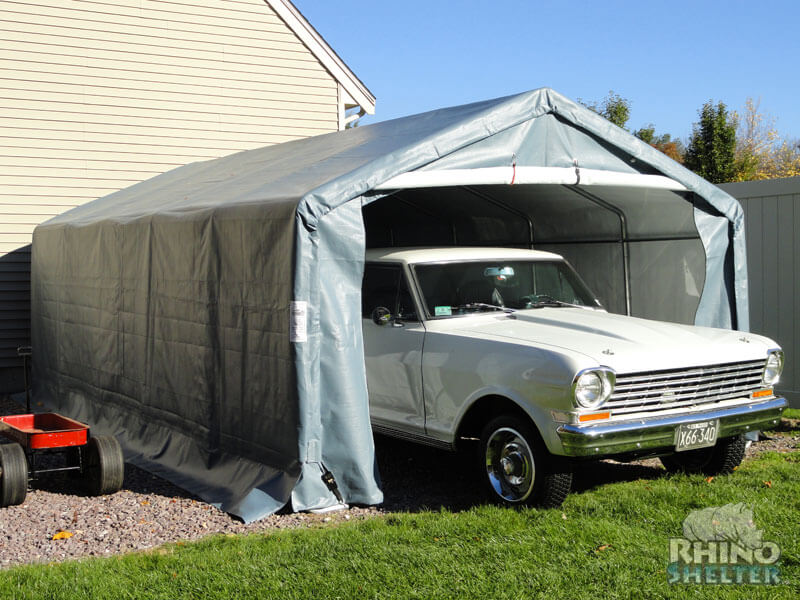 Garage 12'W x 20'L x 8'H - House Style Roof