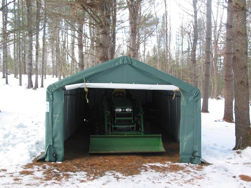 Garage 12'W x 24'L x 8'H - House Style Roof