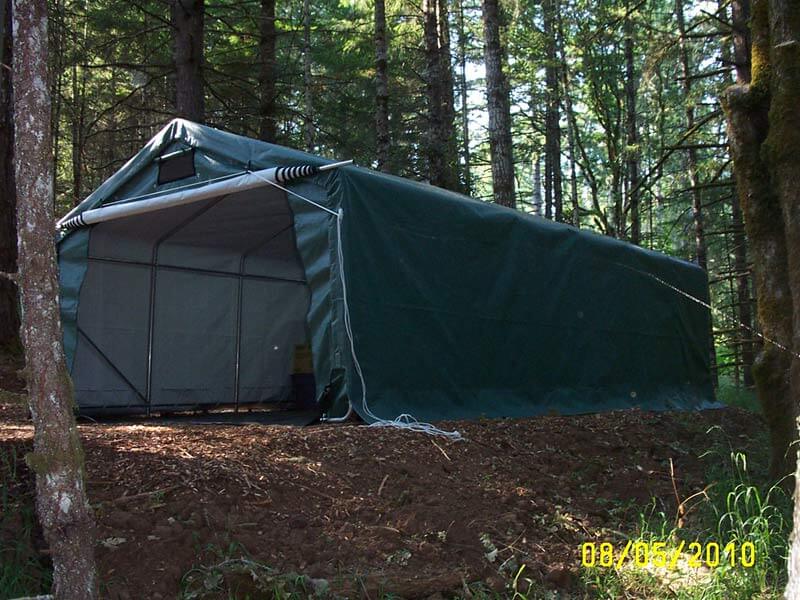 Garage 12'W x 24'L x 8'H - House Style Roof