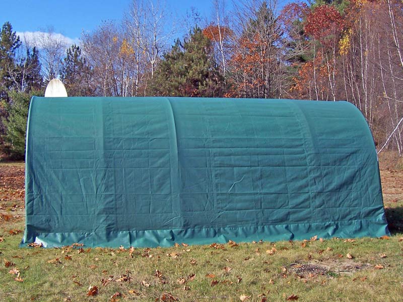 Garage 12'W x 20'L x 8'H - Round Roof