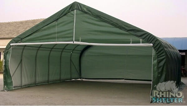 Garage Cover - Peak Style - 22' W x 24' L x 12' H