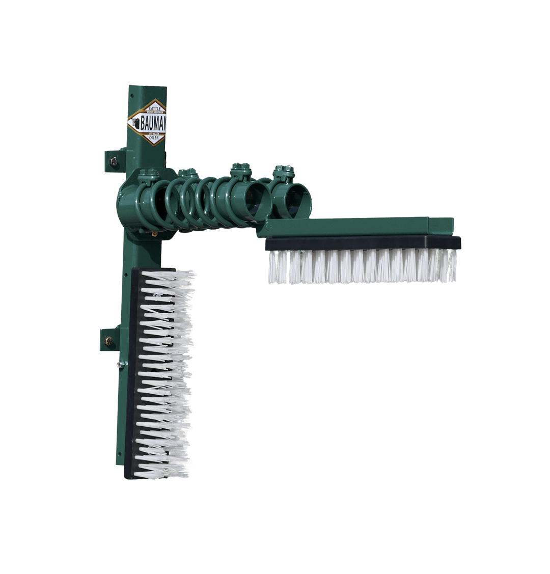 Cattle Brush with double top spring