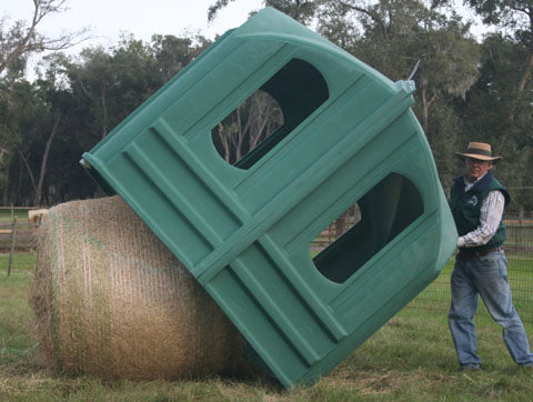 Covered Hay Feeder for Horses