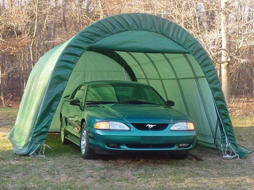 Garage 12'W x 20'L x 8'H - Round Roof