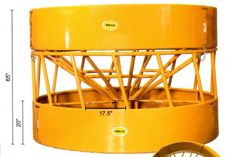 Hay Max Round Bale Feeder for Cattle
