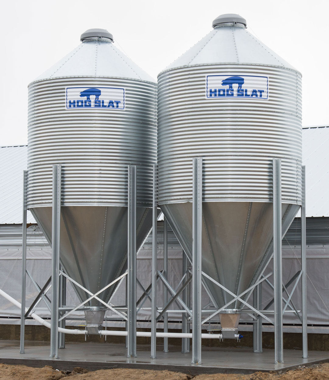 Metal Grain Bins - HOG SLAT