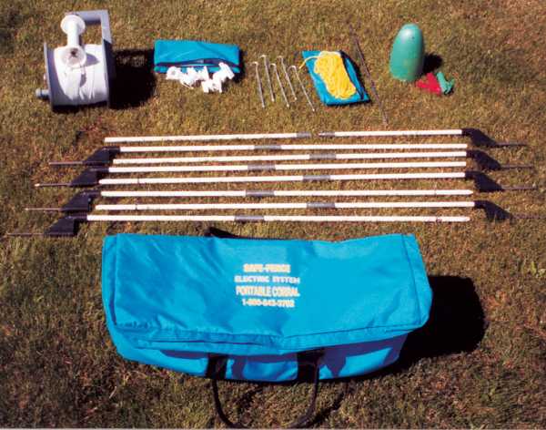 Portable Corral with 1 1/2" Polytape