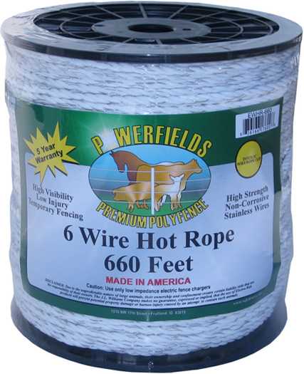 Rope - Hot Rope - 1/4 inch 660 ft. - WHITE