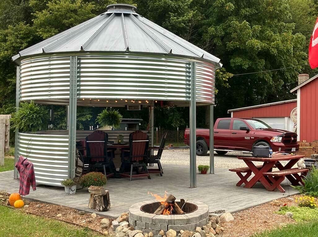 Grain Bin Gazebo