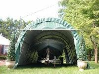 Extended Instant Garage Round 12`Wx24`Lx8`H