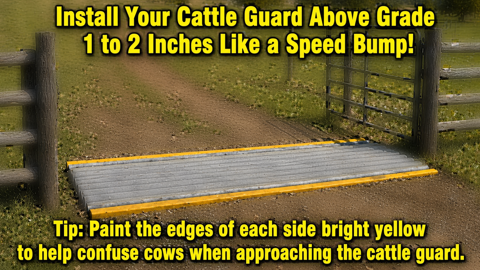 Cattle Guard Form - FREE SHIPPING!