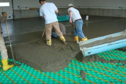 Crete-Heat Insulated Floor Panels - 1 inch