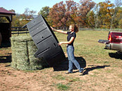 Horse Hay Feeder - Round Poly