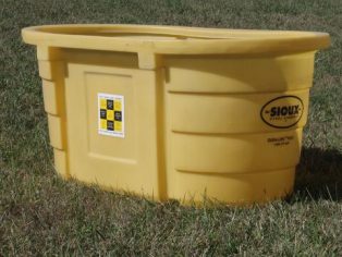 Round End Poly Stock Tank