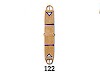 Natural Body Cinch 222 - 17 Strand, with Colored Trim - Tied