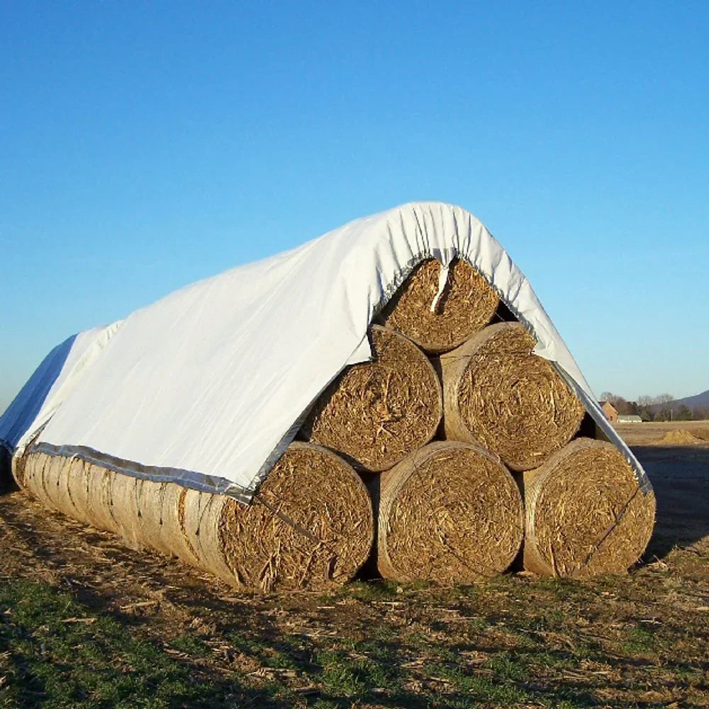 Hay Tarps: Protecting Round and Square Hay Bales