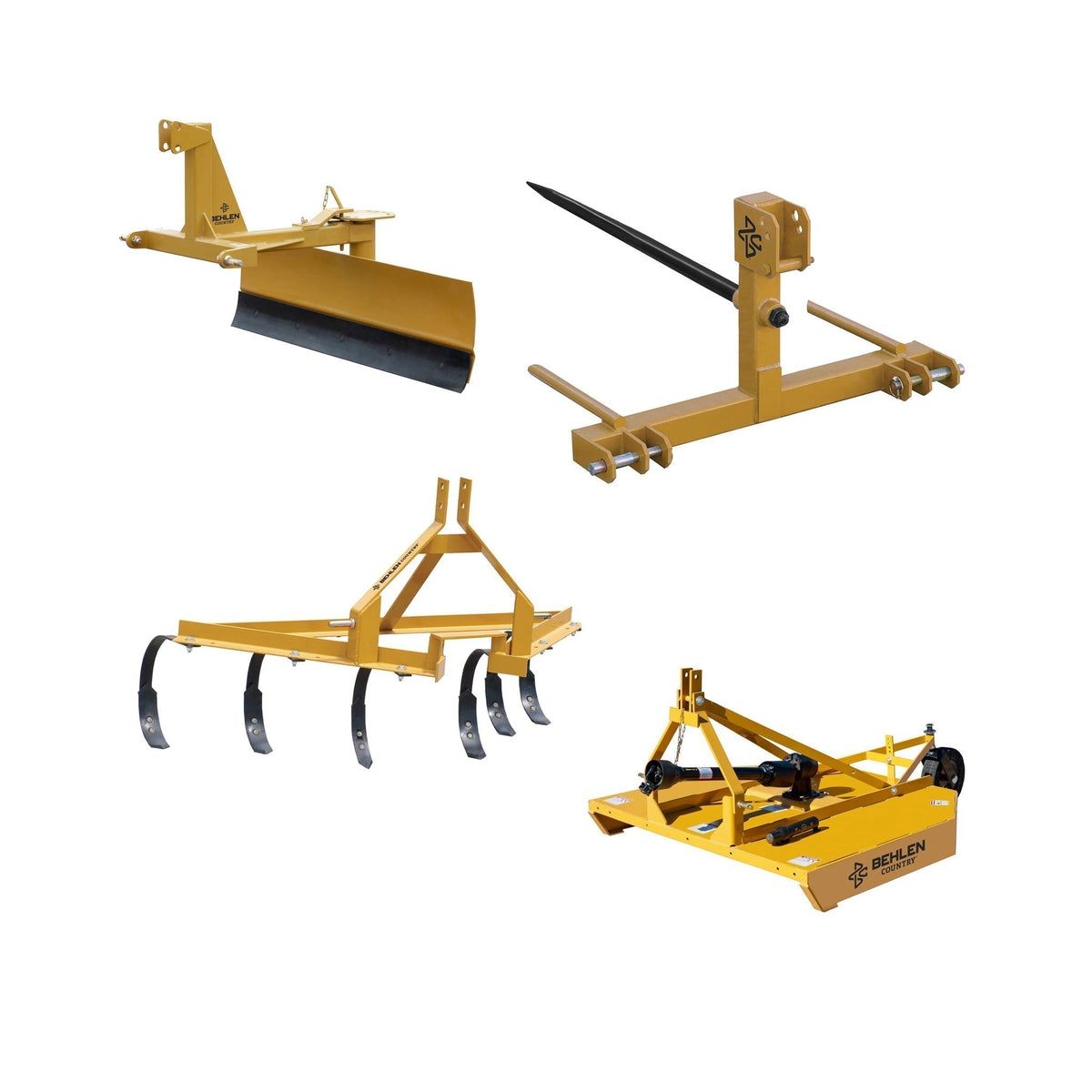 Tractor Implements for Farm, Ranch, and Property Maintenance