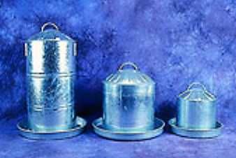 Galvanized Poultry Waterers