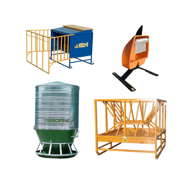 Animal Feeders for livestock, pigs, cattle, goats and sheep.