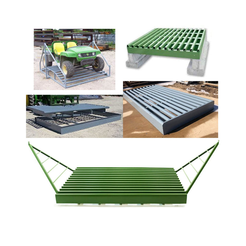 Cattle guards for livestock containment.