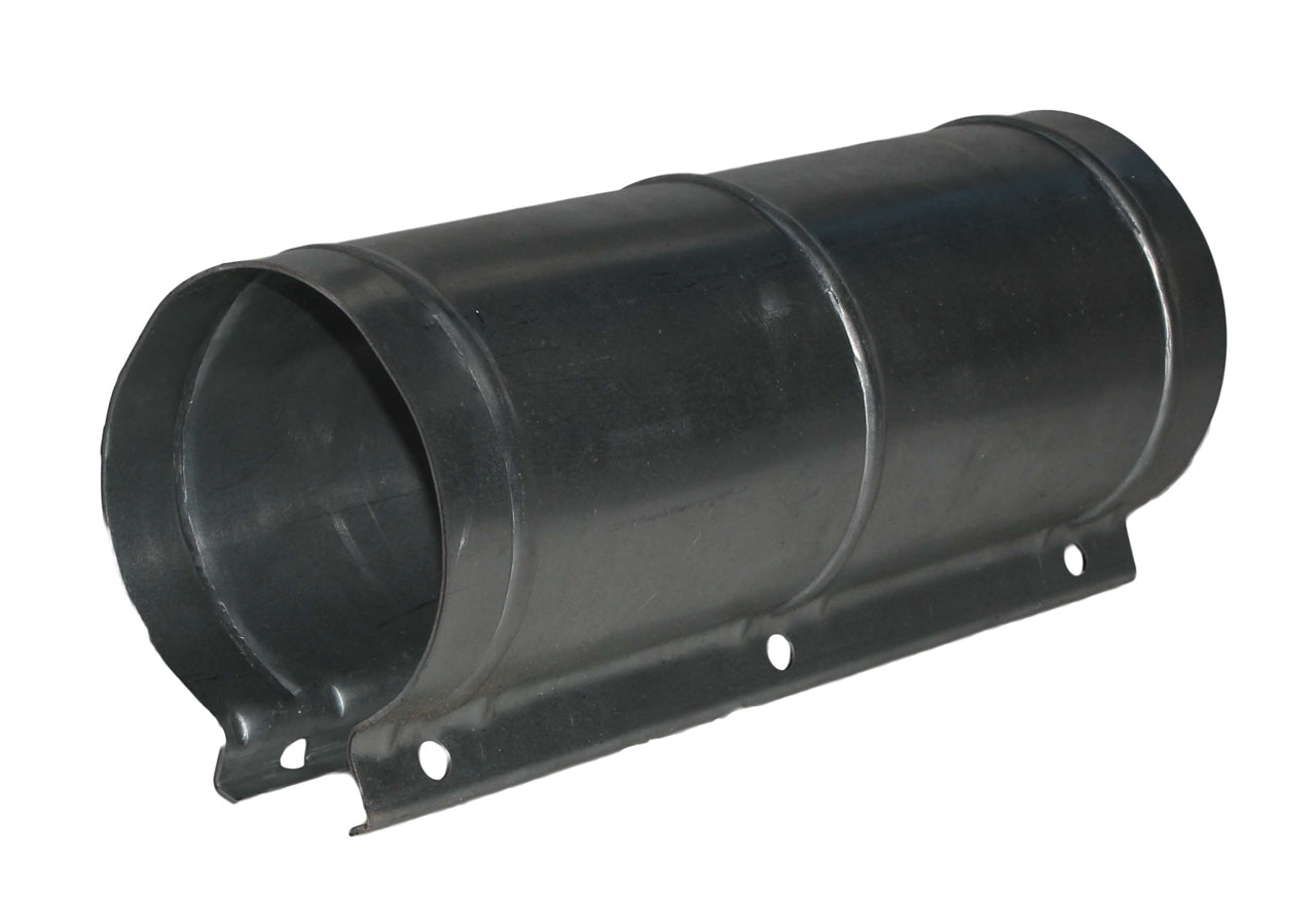 a metal band that connects two sections of an auger