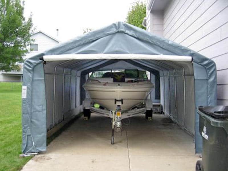 Garage 12'W x 24'L x 8'H - House Style Roof