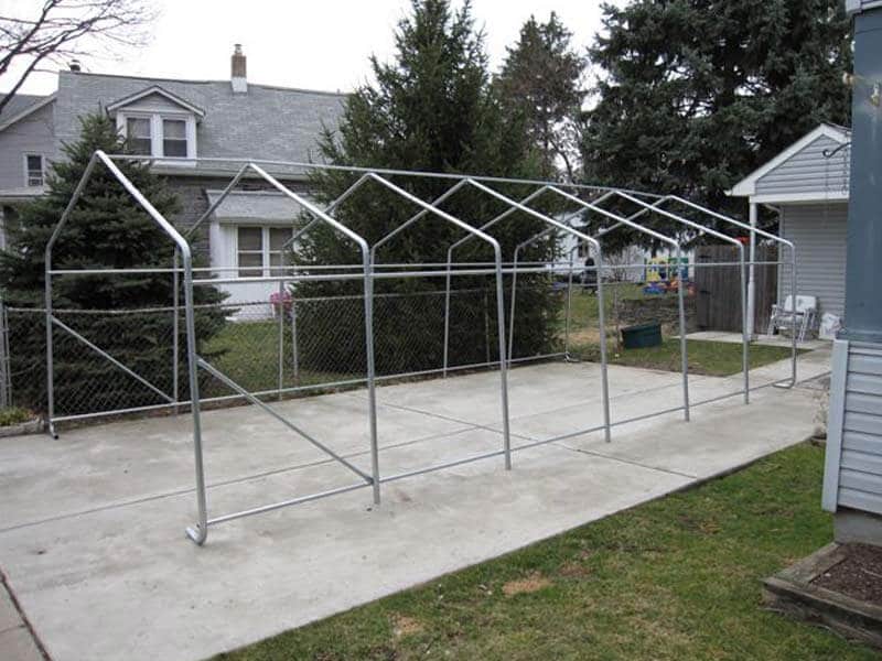 Garage 12'W x 24'L x 8'H - House Style Roof