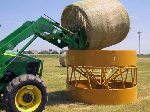 Hay Max Round Bale Feeder for Cattle