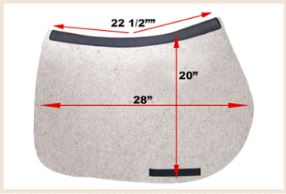 English All Purpose Saddle Pad