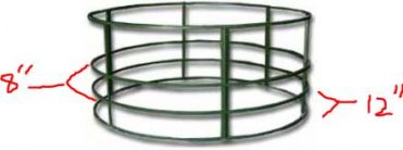 Round Bale Feeder 40 inches tall