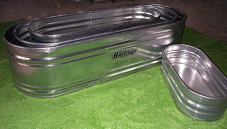 Round End Galvanized Stock Tank
