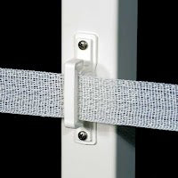 SAFE-FENCE WOOD POST INSULATOR WHITE