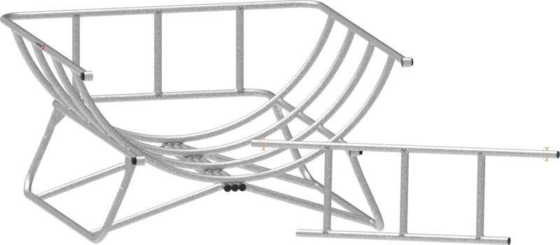Cradle Bale Feeder - Galvanized