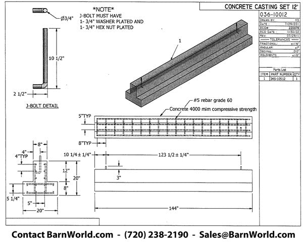 Cattle Guard Foundations