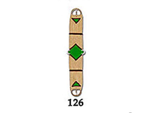 Natural Body Cinch 226 - 17 Strand, with Colored Trim - Tied