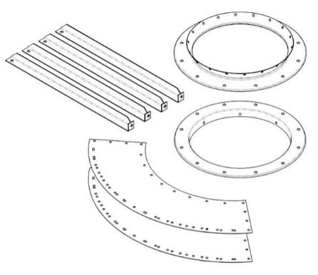 Collar Adaptor - 25' to 16' transition