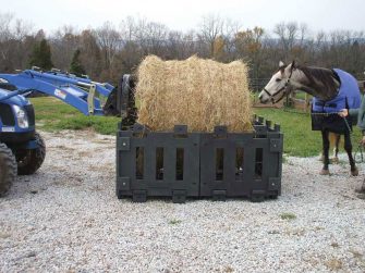 Horse Hay Feeder - Square Poly Panels (2 panels)