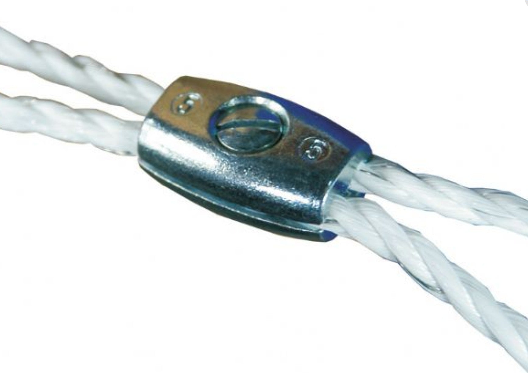 Rope Splice Clamp for 2 Posts -6mm - 1/4 Inch